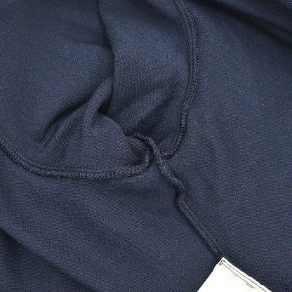Chanel 2002 Cardigan Lace Rhinestone CC Navy #42
