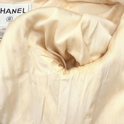 Chanel 1999 Ivory Single Breasted Jacket #36