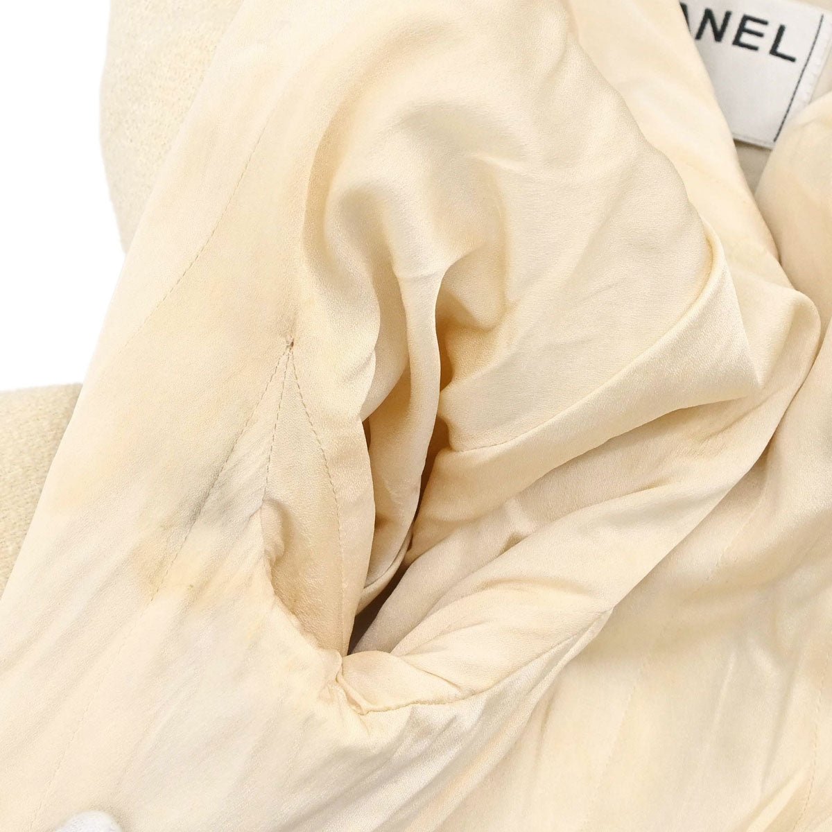 Chanel 1999 Ivory Single Breasted Jacket #36