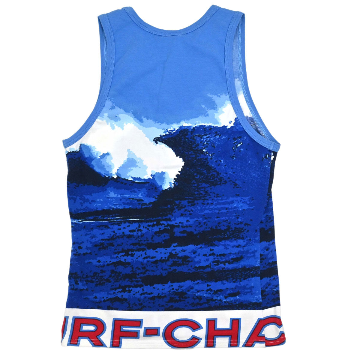 Chanel 2002 Surf Line Sleeveless Tank Top Blue #38