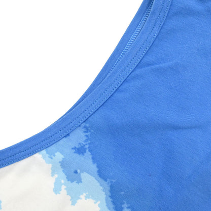 Chanel 2002 Surf Line Sleeveless Tank Top Blue #38