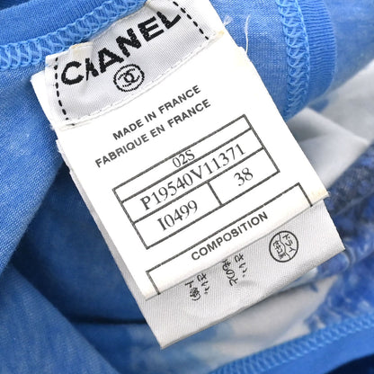 Chanel 2002 Surf Line Sleeveless Tank Top Blue #38