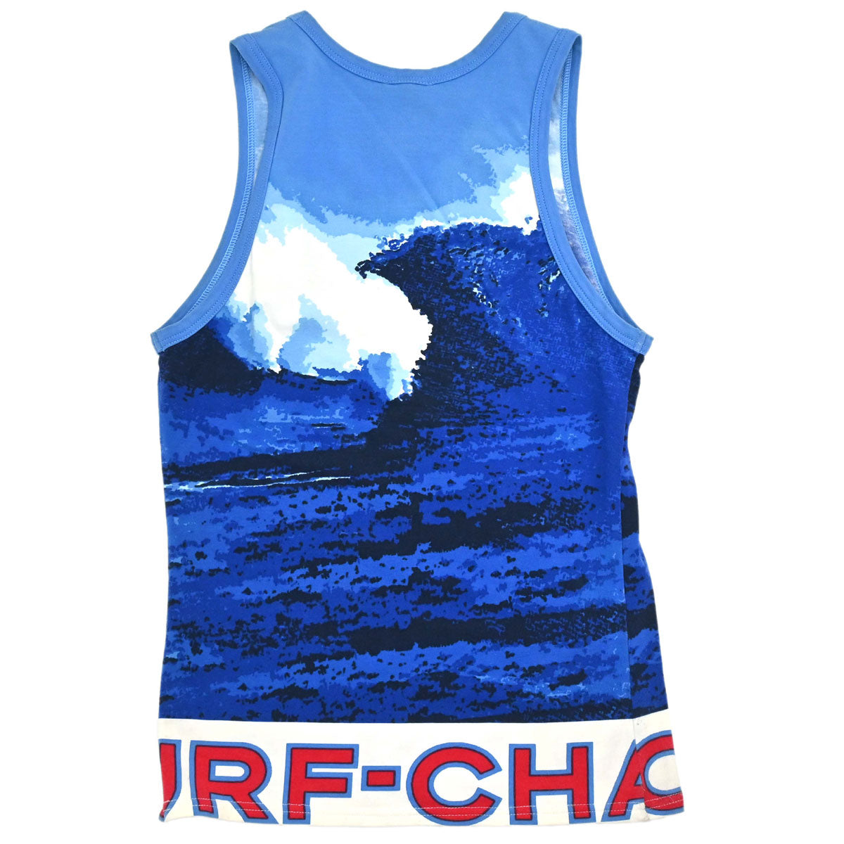 Chanel 2002 Surf Line Sleeveless Tank Top Blue #38
