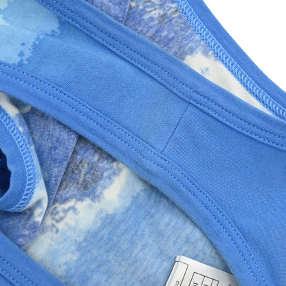 Chanel 2002 Surf Line Sleeveless Tank Top Blue #38