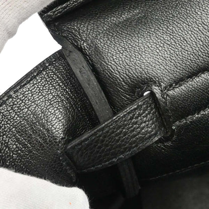 Hermes Black Taurillon Clemence Birkin 35 Handbag