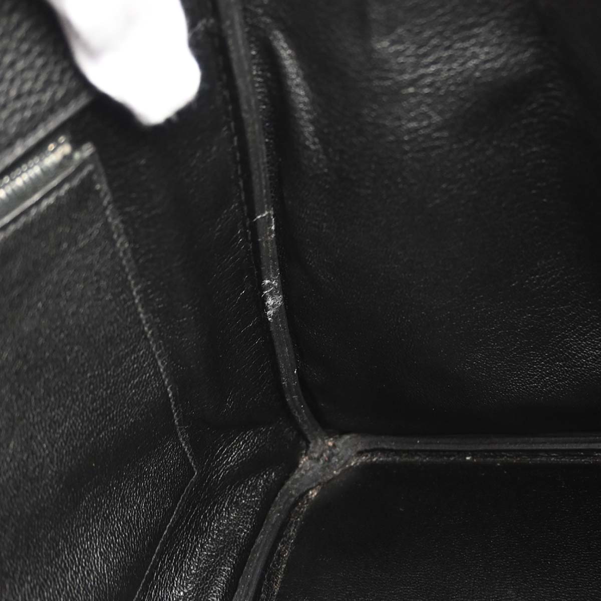 Hermes Black Taurillon Clemence Birkin 35 Handbag