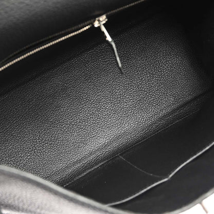 Hermes Black Togo Kelly 32 Retourne 2way Shoulder Handbag