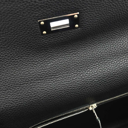 Hermes Black Togo Kelly 32 Retourne 2way Shoulder Handbag