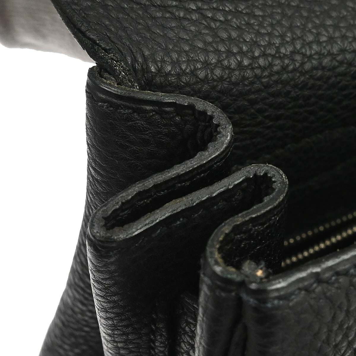 Hermes Black Togo Kelly 32 Retourne 2way Shoulder Handbag