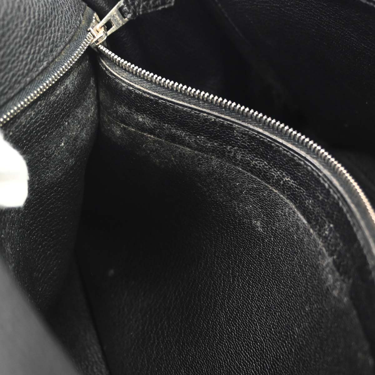 Hermes Black Togo Kelly 32 Retourne 2way Shoulder Handbag