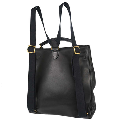 Hermes Black Gulliver Kelly A Dos GM Backpack