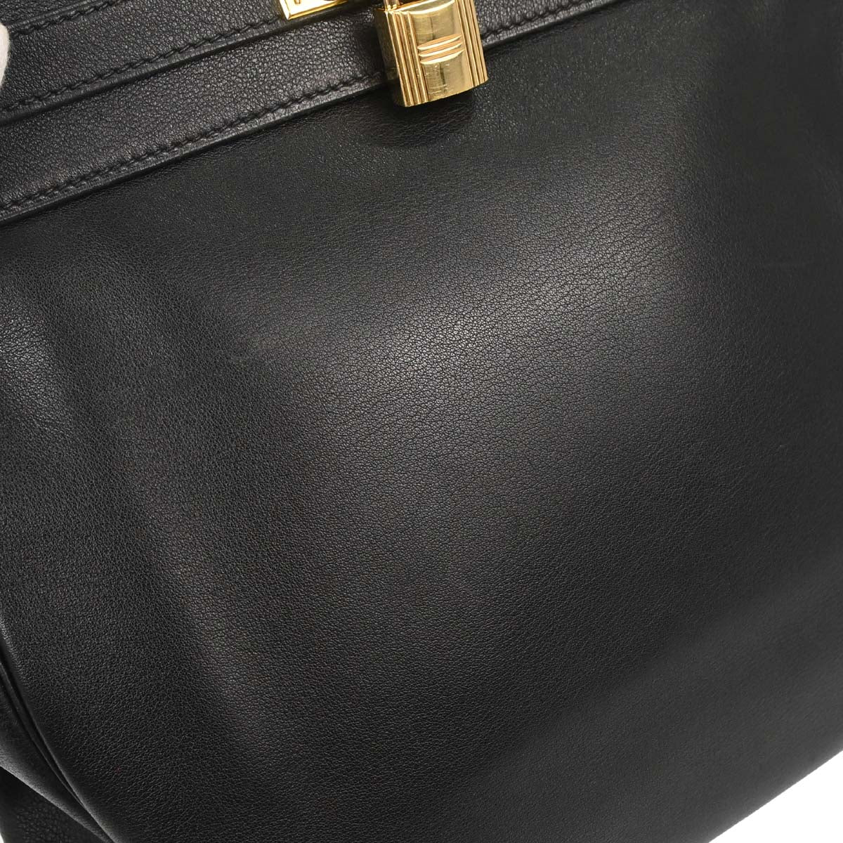 Hermes Black Gulliver Kelly A Dos GM Backpack