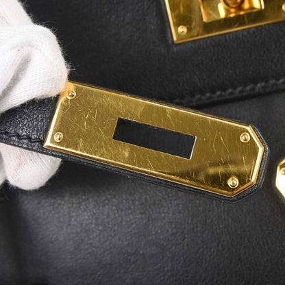 Hermes Black Gulliver Kelly A Dos GM Backpack