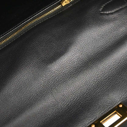 Hermes Black Gulliver Kelly A Dos GM Backpack