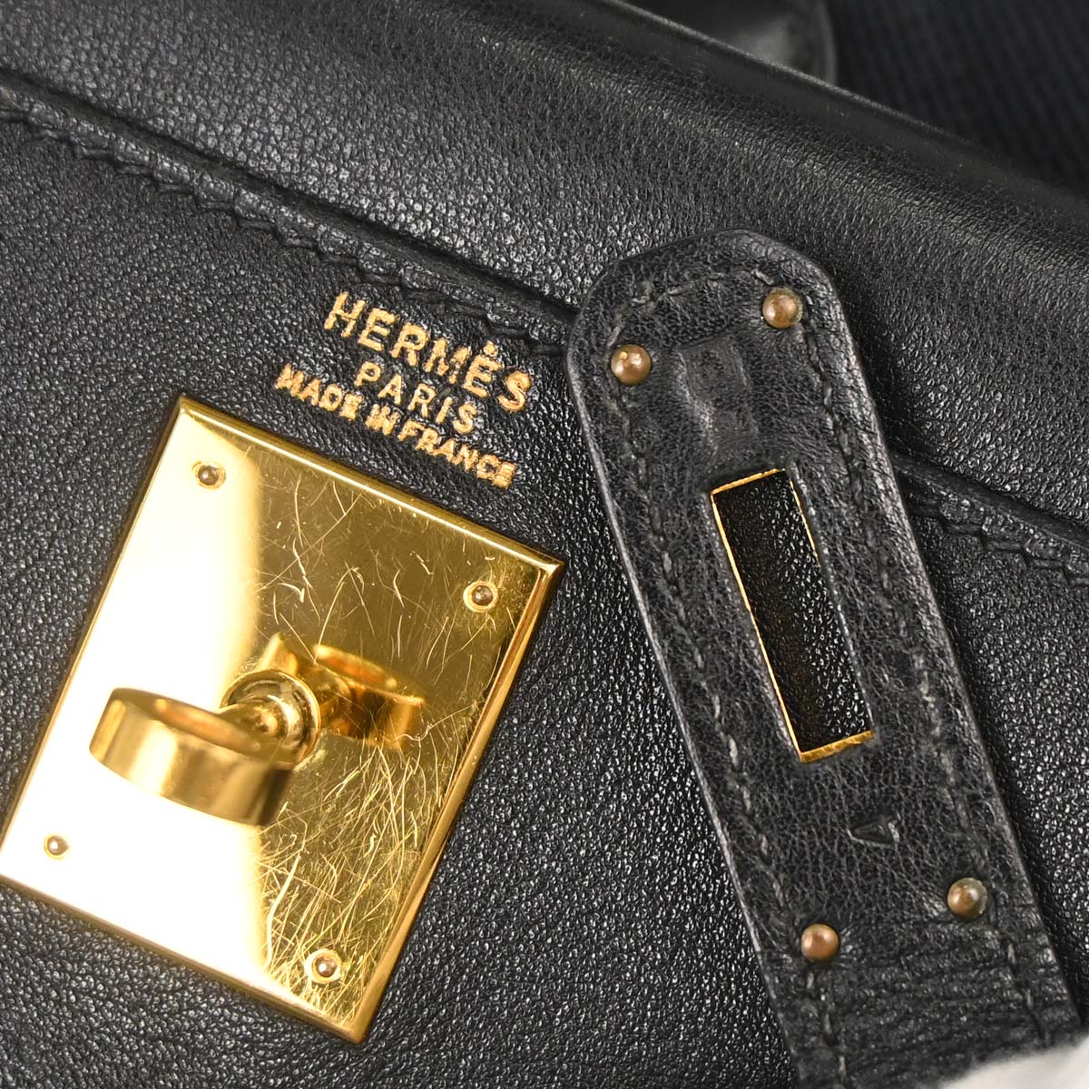Hermes Black Gulliver Kelly A Dos GM Backpack