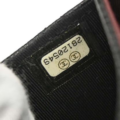 Chanel 2019 Black Caviar Skin Coin Purse Wallet