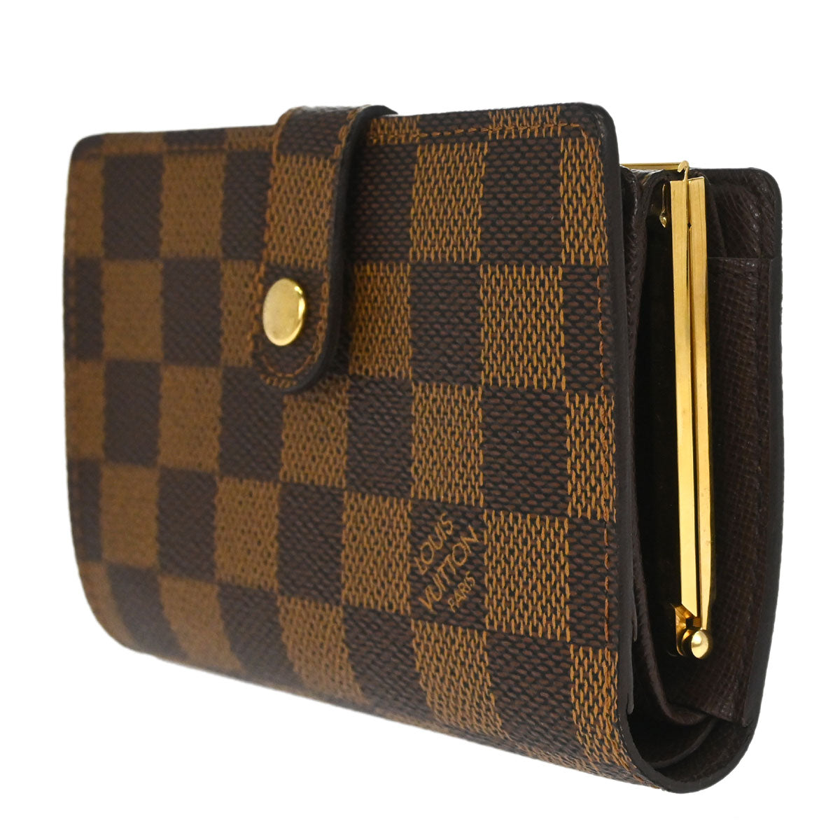 Louis Vuitton Damier Porte Monnaie Viennois Wallet Purse N61663