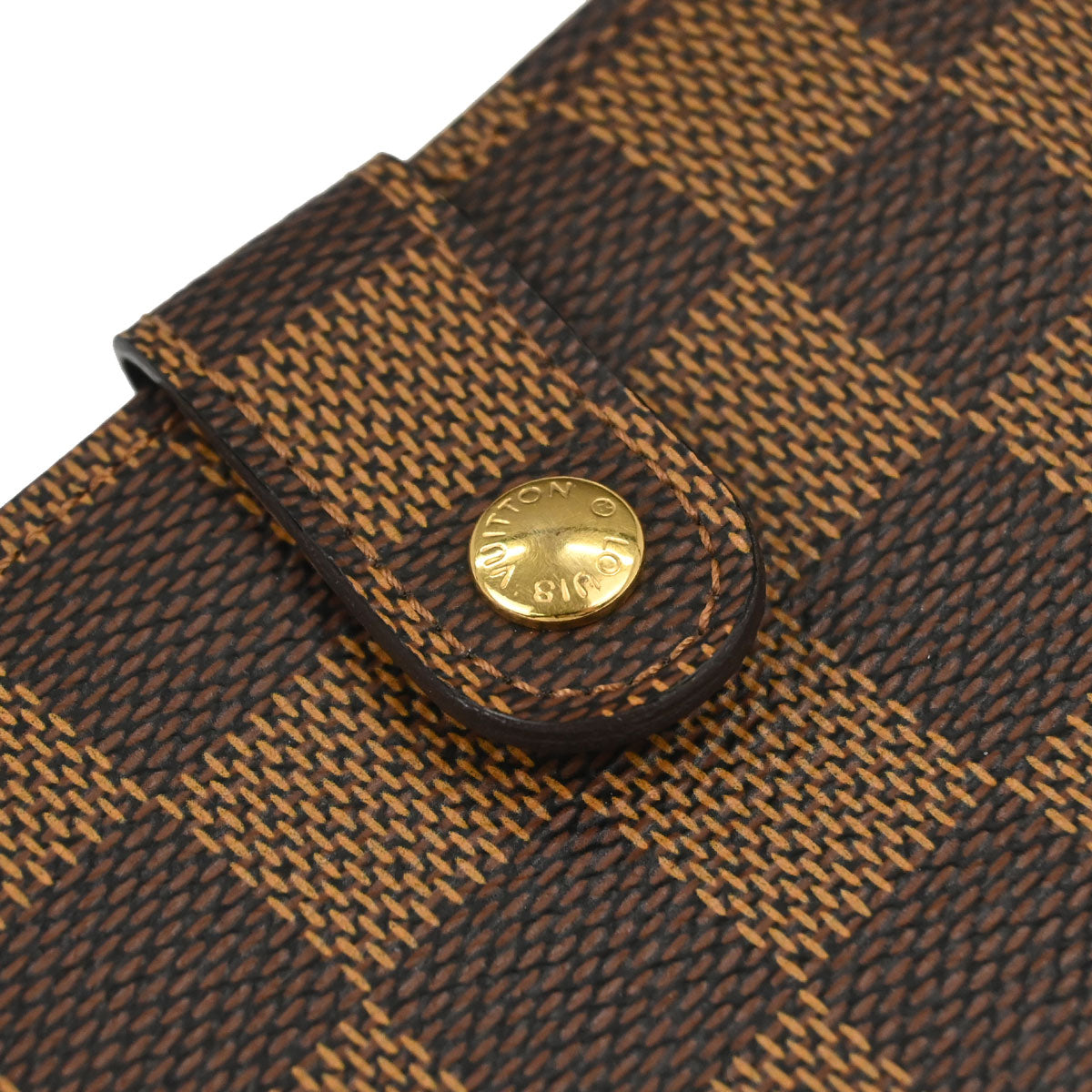 Louis Vuitton Damier Porte Monnaie Viennois Wallet Purse N61663
