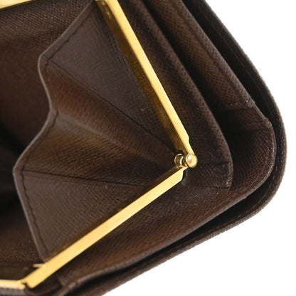 Louis Vuitton Damier Porte Monnaie Viennois Wallet Purse N61663