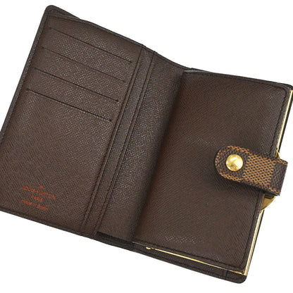Louis Vuitton Damier Porte Monnaie Viennois Wallet Purse N61663