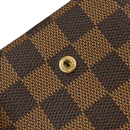 Louis Vuitton Damier Porte Monnaie Viennois Wallet Purse N61663