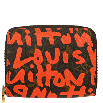 Louis Vuitton Monogram Graffiti Zippy Coin Purse Wallet M93708