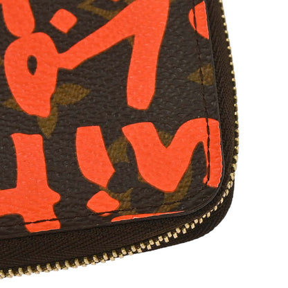 Louis Vuitton Monogram Graffiti Zippy Coin Purse Wallet M93708