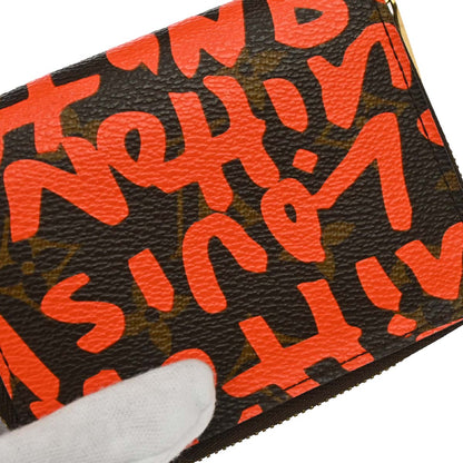 Louis Vuitton Monogram Graffiti Zippy Coin Purse Wallet M93708