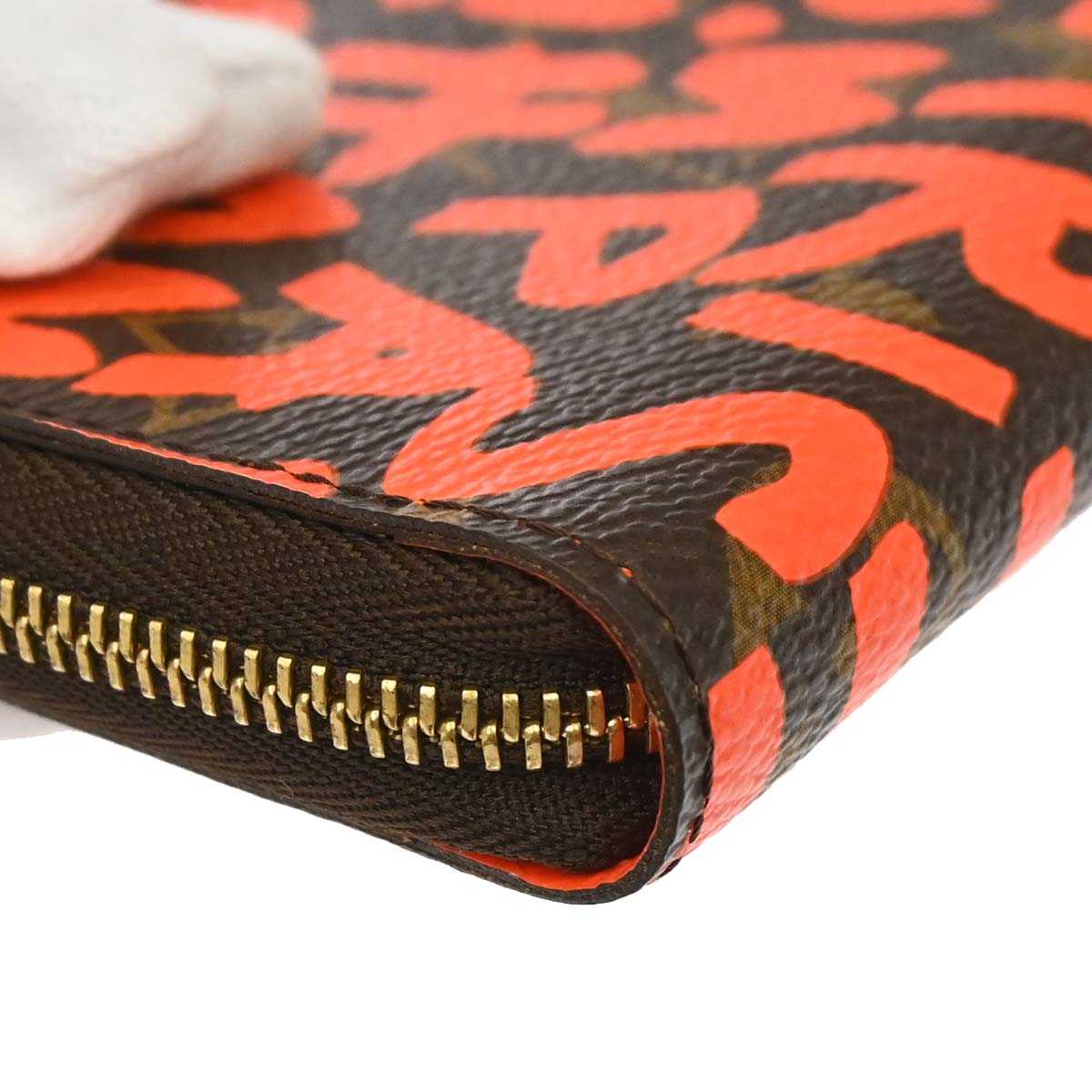 Louis Vuitton Monogram Graffiti Zippy Coin Purse Wallet M93708