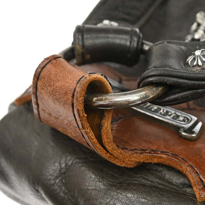 Chrome Hearts Flerknee Brown Leather Backpack