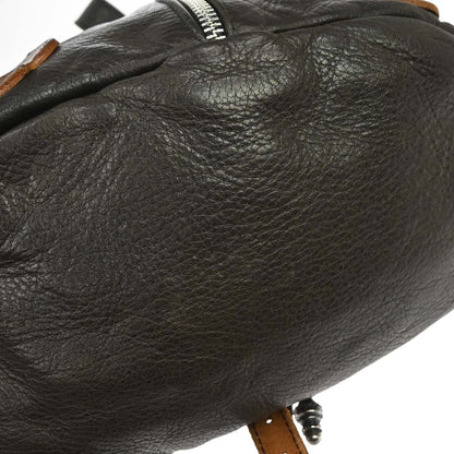 Chrome Hearts Flerknee Brown Leather Backpack