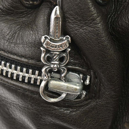Chrome Hearts Flerknee Brown Leather Backpack