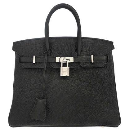Hermes Black Togo Birkin 25 Handbag