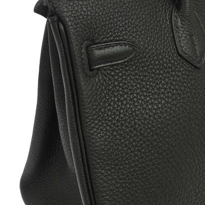Hermes Black Togo Birkin 25 Handbag