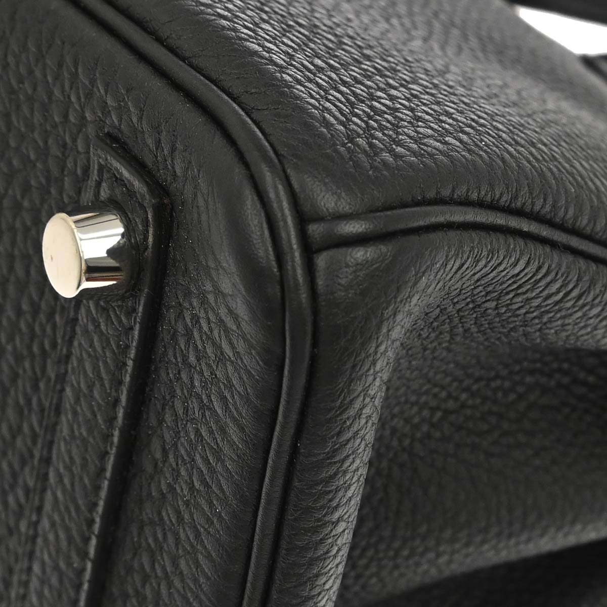 Hermes Black Togo Birkin 25 Handbag