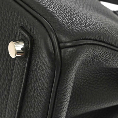 Hermes Black Togo Birkin 25 Handbag