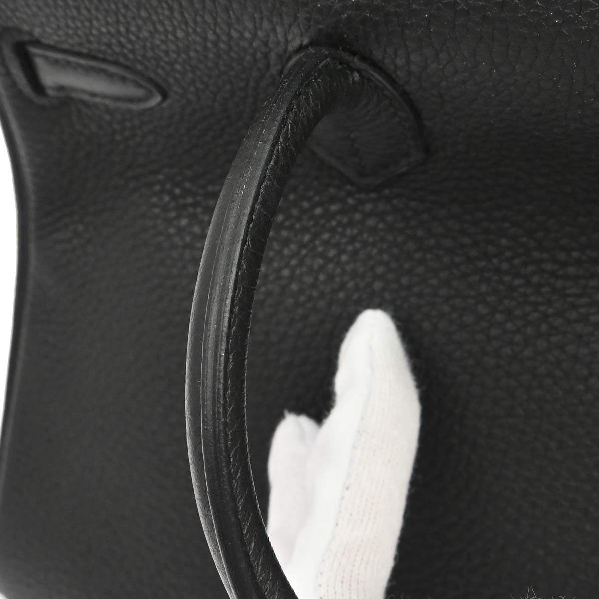 Hermes Black Togo Birkin 25 Handbag