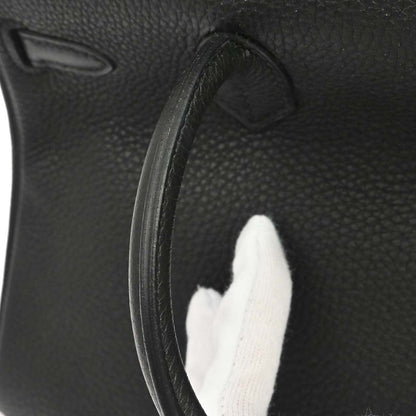 Hermes Black Togo Birkin 25 Handbag