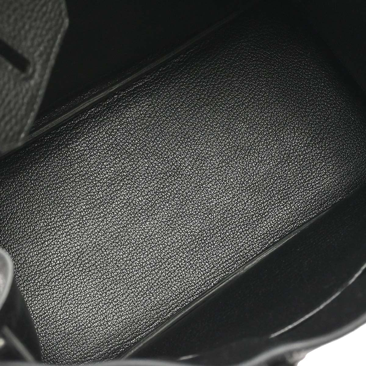 Hermes Black Togo Birkin 25 Handbag