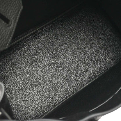 Hermes Black Togo Birkin 25 Handbag