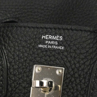 Hermes Black Togo Birkin 25 Handbag