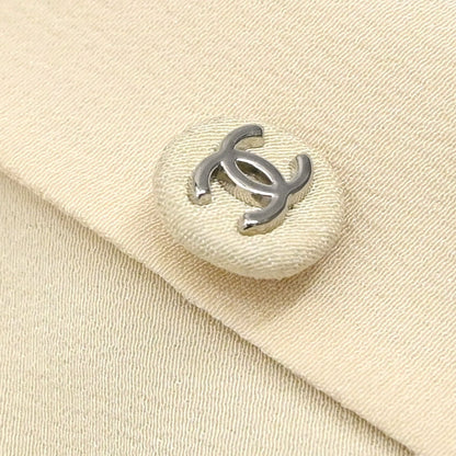 Chanel 1998 Tweed Jacket Black Beige #36