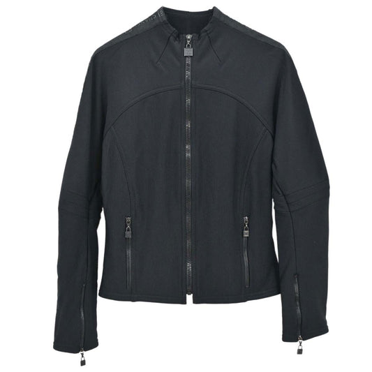Chanel 2004 Sport Line Zip Up Jacket Black #38