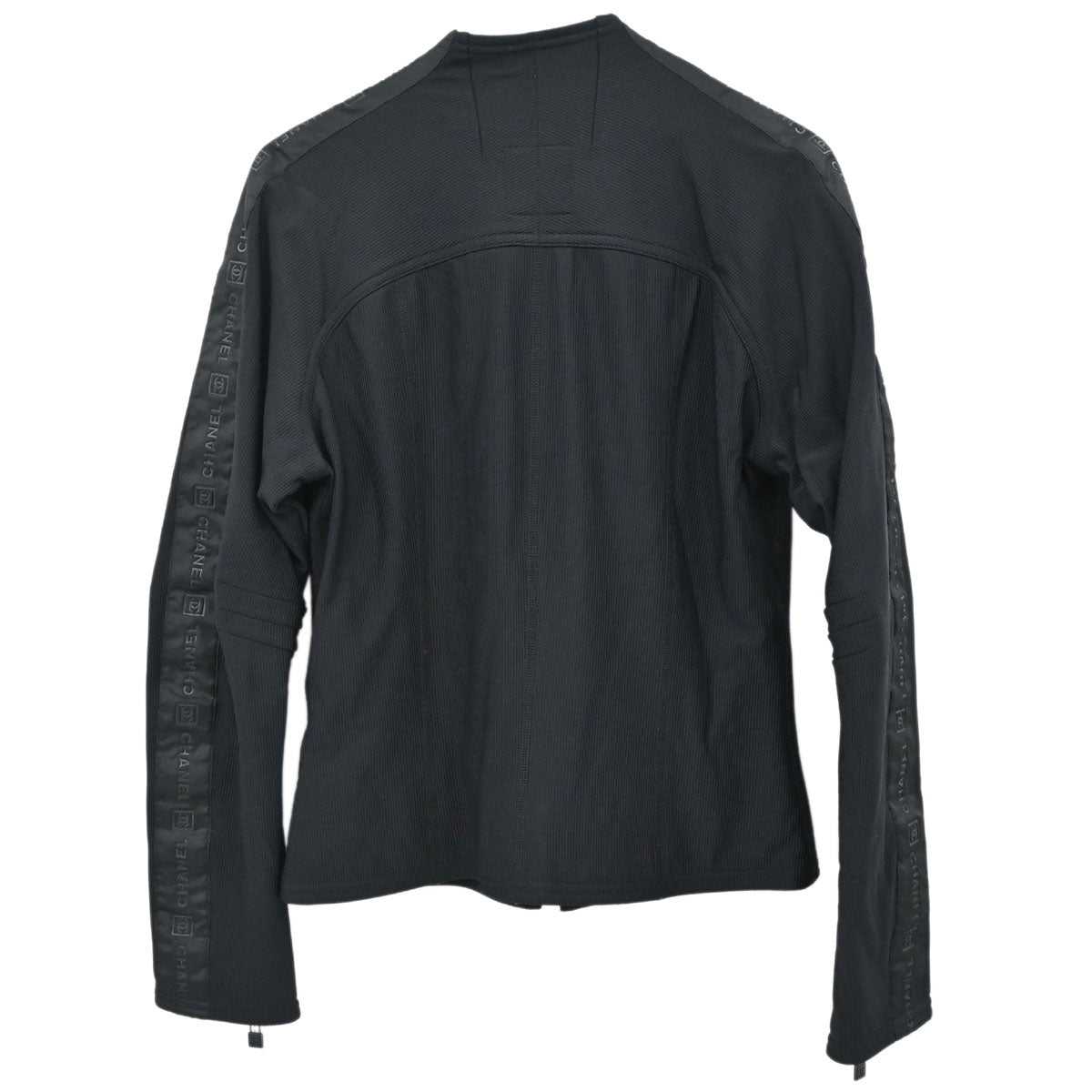 Chanel 2004 Sport Line Zip Up Jacket Black #38