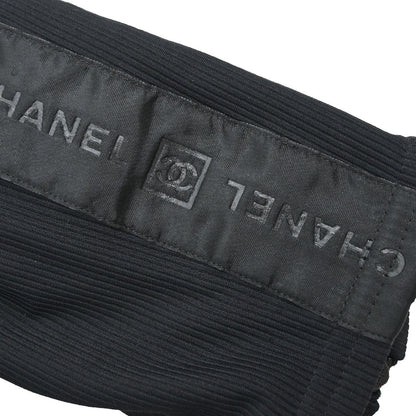 Chanel 2004 Sport Line Zip Up Jacket Black #38