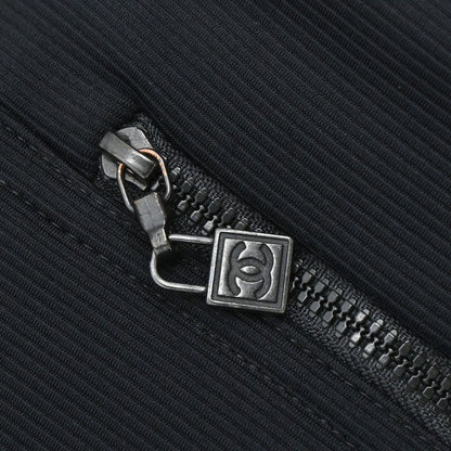 Chanel 2004 Sport Line Zip Up Jacket Black #38
