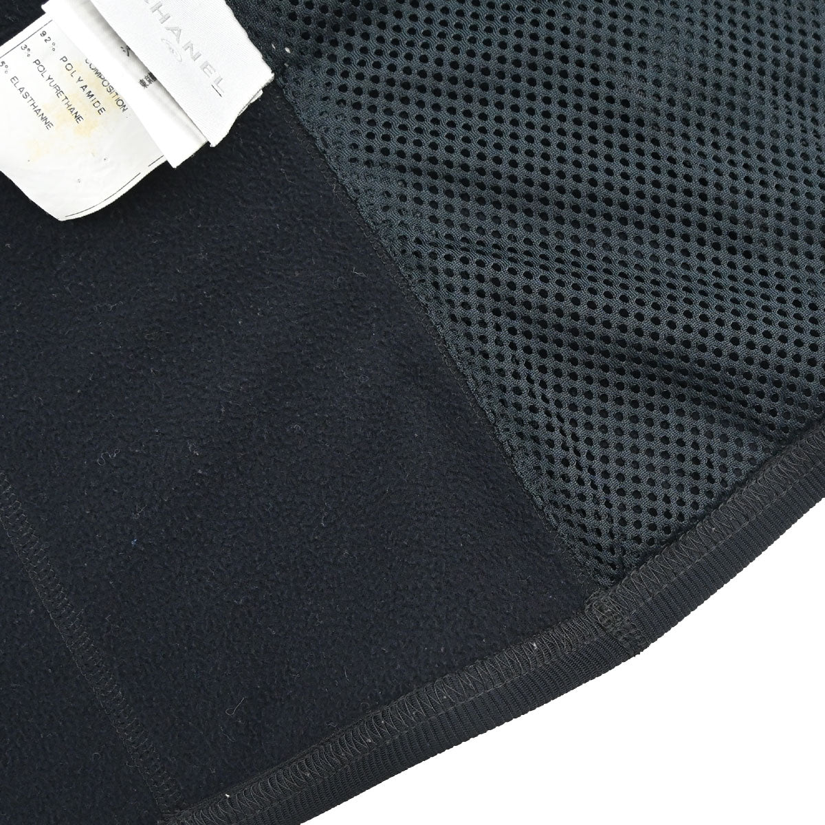 Chanel 2004 Sport Line Zip Up Jacket Black #38