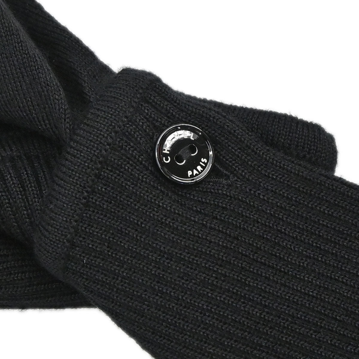 Chanel 2008 Long Sleeve Short Sleeve 2way Top Black #34
