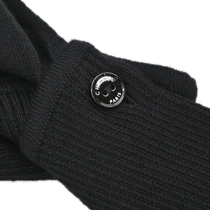 Chanel 2008 Long Sleeve Short Sleeve 2way Top Black #34