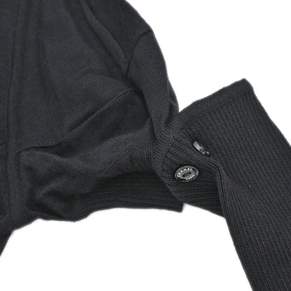 Chanel 2008 Long Sleeve Short Sleeve 2way Top Black #34